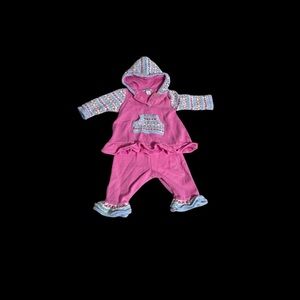Hartstrings Pink Baby Outfit